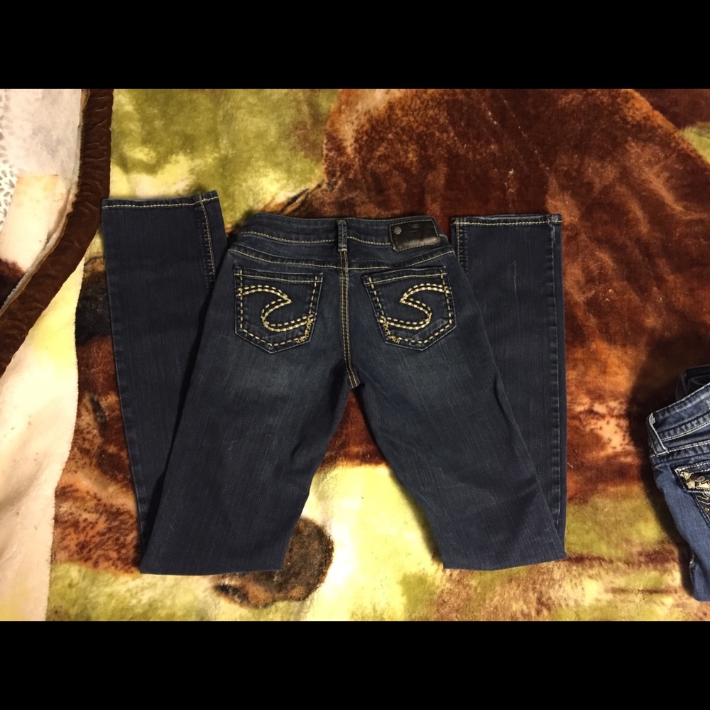 AIKO Silver jeans